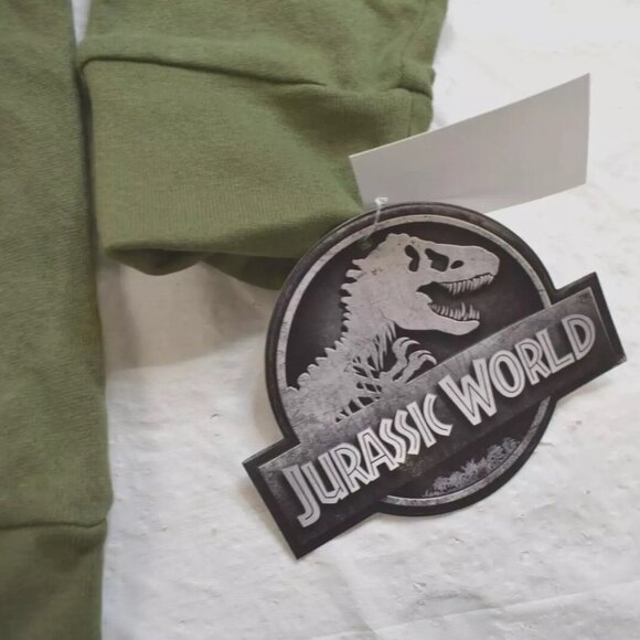 Jurassic World Dominion Youth Boys Raptor Dinosaur Movie Sweatshirt New Small - Picture 2 of 3